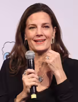 Terry Farrell at GalaxyCon Louisville in 2019