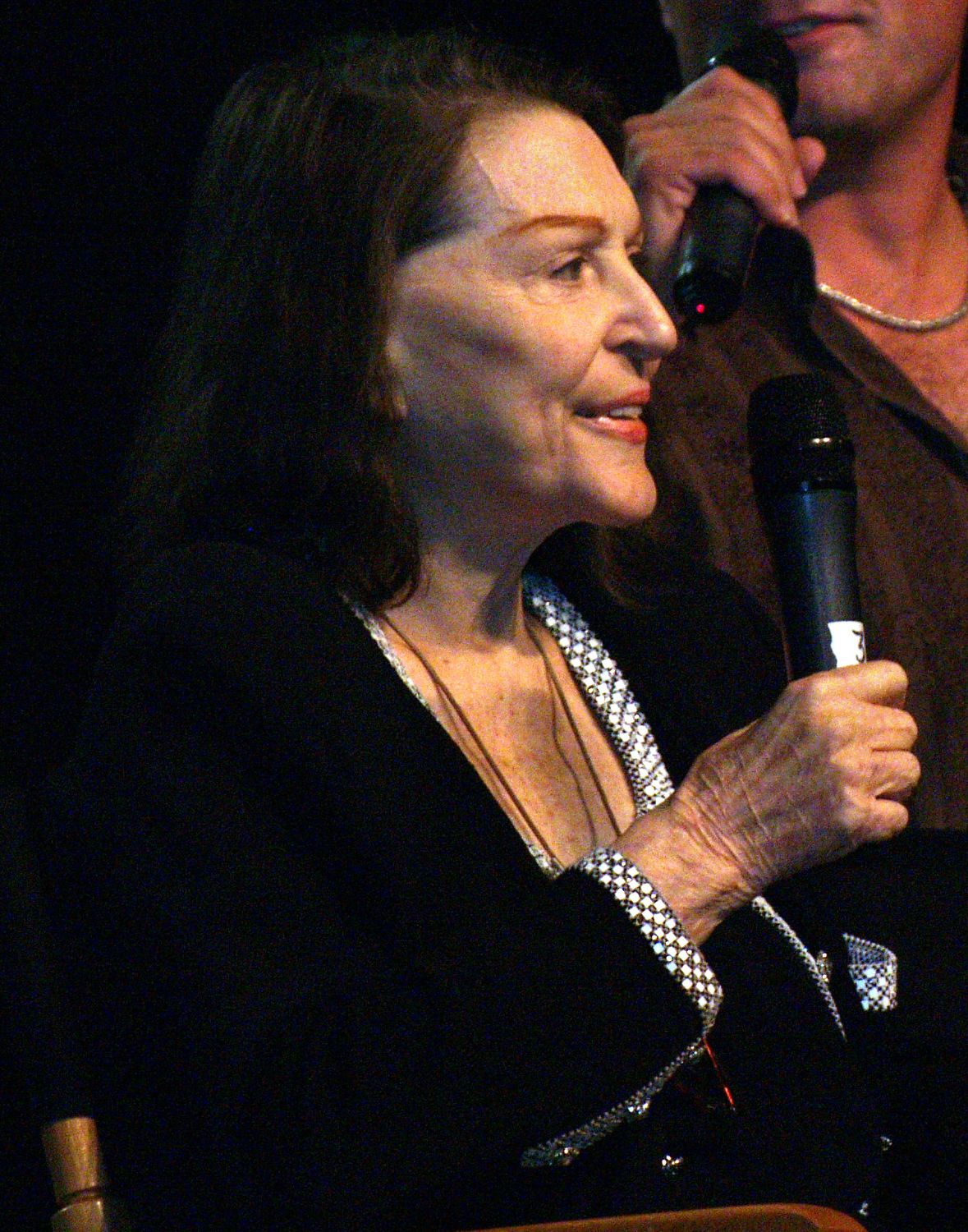 Majel Roddenberry (aka Majel Barrett) at the Star Trek Convention, Las Vegas (2008)