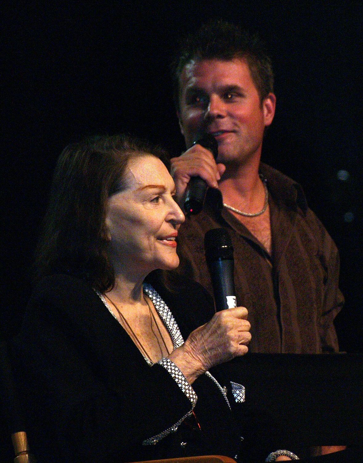 Rod and Majel Roddenberry (aka Majel Barrett) at the Star Trek Convention, Las Vegas (2008)