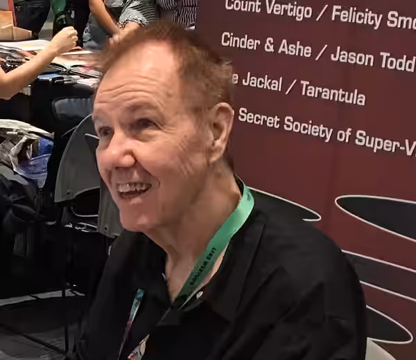 Television and comics writer Gerry Conway in Artists Alley on Sunday, October 8, 2017 at the Jacob K. Javits Convention Center in Manhattan, Day 4 of the 2017 N