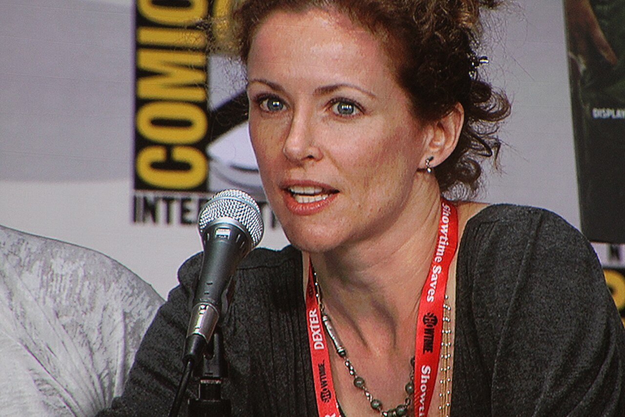 The actress Leslie Hope at San Diego Comic-Con International 2011