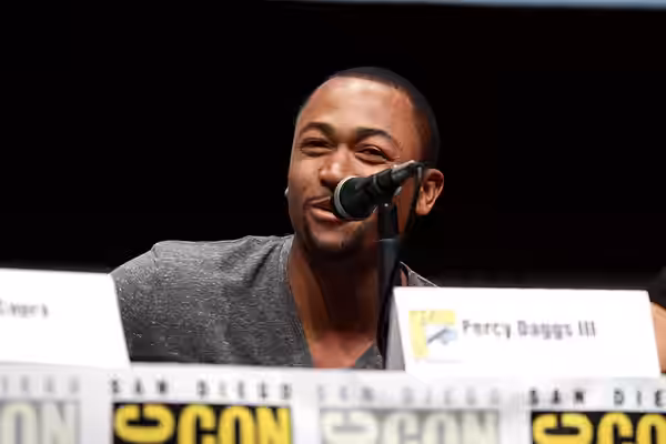 Percy Daggs III speaking at the 2013 San Diego Comic Con International, for "Veronica Mars", at the San Diego Convention Center in San Diego, California. Please