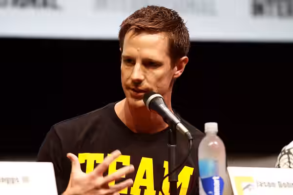 Jason Dohring speaking at the 2013 San Diego Comic Con International, for "Veronica Mars", at the San Diego Convention Center in San Diego, California. Please a