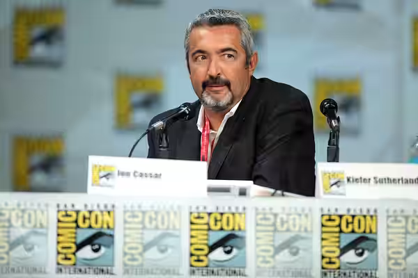Jon Cassar speaking at the 2014 San Diego Comic Con International, for "24: Live Another Day", at the San Diego Convention Center in San Diego, California. Plea