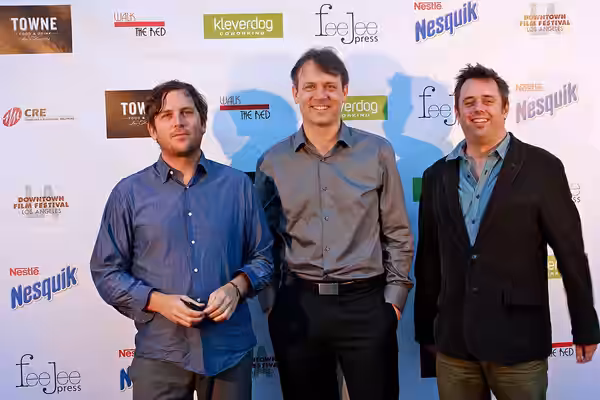 John Dragonetti, Brian Knappenberger, and Andy Roblerston of We Are Legion (2012)