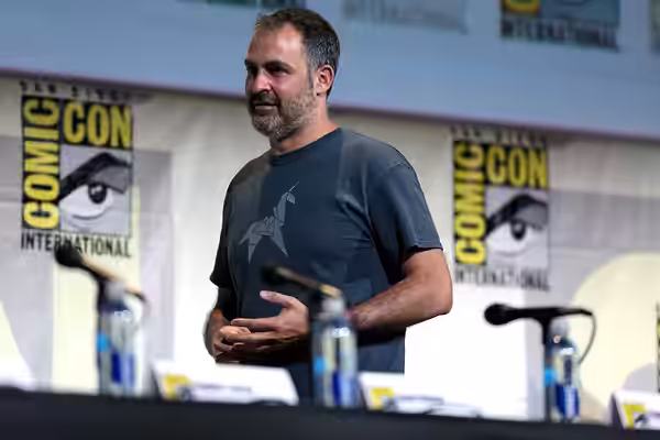 Miguel Sapochnik speaking at the 2016 San Diego Comic Con International, for "Game of Thrones", at the San Diego Convention Center in San Diego, California. Ple