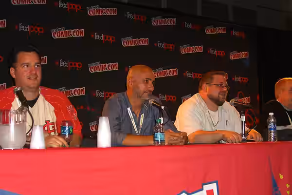 The Marvel NOW! Cup O' Joe panel on Day 3 of the 2012 New York Comic Con, Saturday October 13, 2012 at the Jacob K. Javits Convention Center in Manhattan. From 