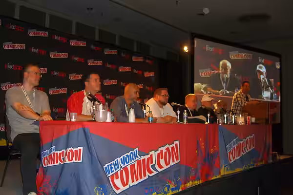 The Marvel NOW! Cup O' Joe panel on Day 3 of the 2012 New York Comic Con, Saturday October 13, 2012 at the Jacob K. Javits Convention Center in Manhattan. From 