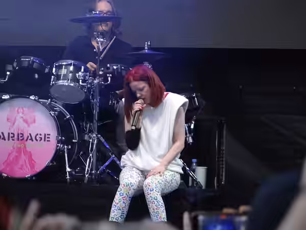 Garbage at the 2021 Shaky Knees Festival