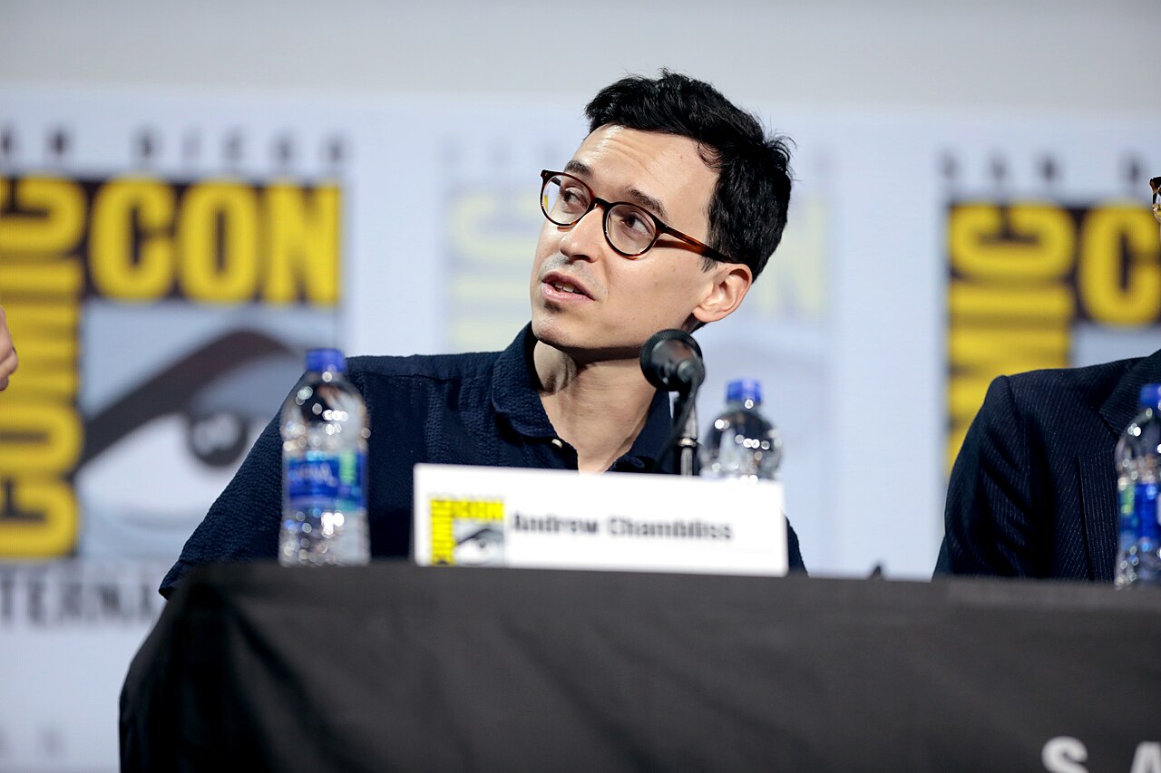 Andrew Chambliss speaking at the 2019 San Diego Comic Con International, for "Fear the Walking Dead", at the San Diego Convention Center in San Diego, Californi