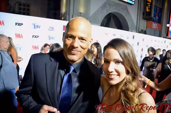 Actor David Labrava at the Sons of Anarchy FX Premiere Event at the TCL Chinese Theatre in Hollywood on September 22, 2014.