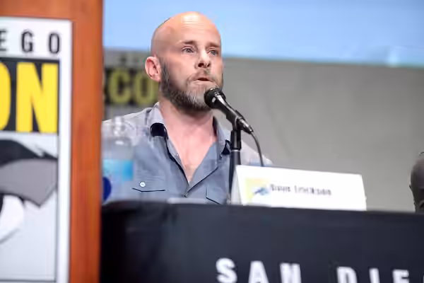 Dave Erickson speaking at the 2015 San Diego Comic Con International, for "Fear the Walking Dead", at the San Diego Convention Center in San Diego, California. 