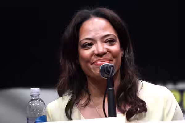 Lauren Velez speaking at the 2013 San Diego Comic Con International, for "Dexter", at the San Diego Convention Center in San Diego, California. Please attribute