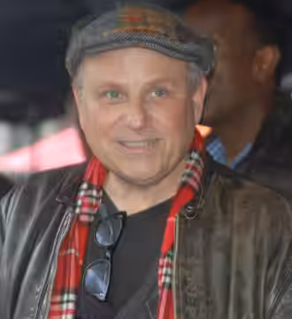 Bobcat Goldthwait at a ceremony for Jimmy Kimmel to receive a star on the Hollywood Walk of Fame. (2013)