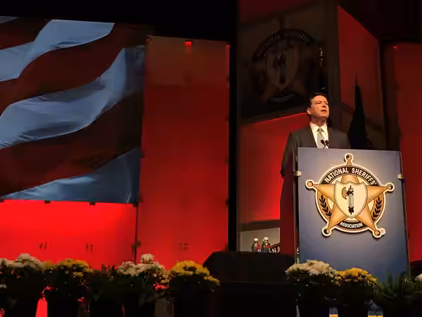 FBI Director James Comey delivered remarks at the 2016 National Sheriffs' Association conference.