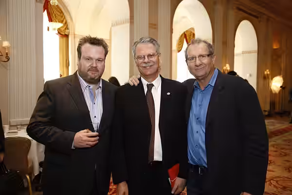 Eric Stonestreet, Horace Newcomb and Ed O'Neill, 69th Annual Peabody Awards Luncheon Waldorf=Astoria Hotel New York, NY USA May 17, 2010