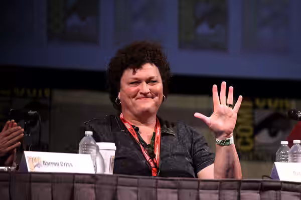 Dot Jones at the 2011 San Diego Comic-Con International in San Diego, California. Please attribute to Gage Skidmore if used elsewhere.