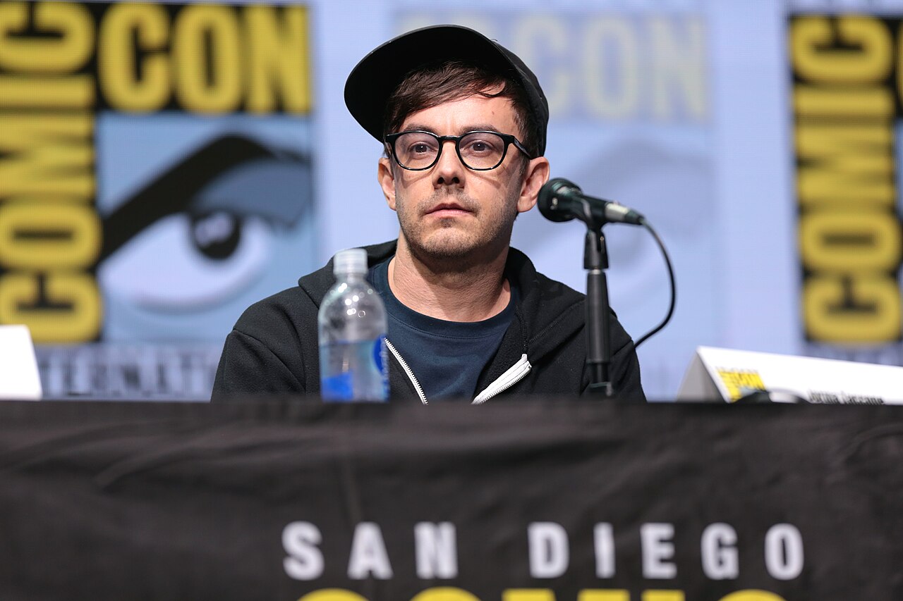 Jorma Taccone speaking at the 2017 San Diego Comic Con International, for "Brigsby Bear", at the San Diego Convention Center in San Diego, California. Please at