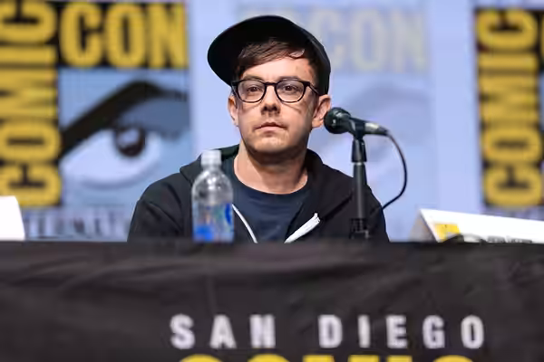 Jorma Taccone speaking at the 2017 San Diego Comic Con International, for "Brigsby Bear", at the San Diego Convention Center in San Diego, California. Please at