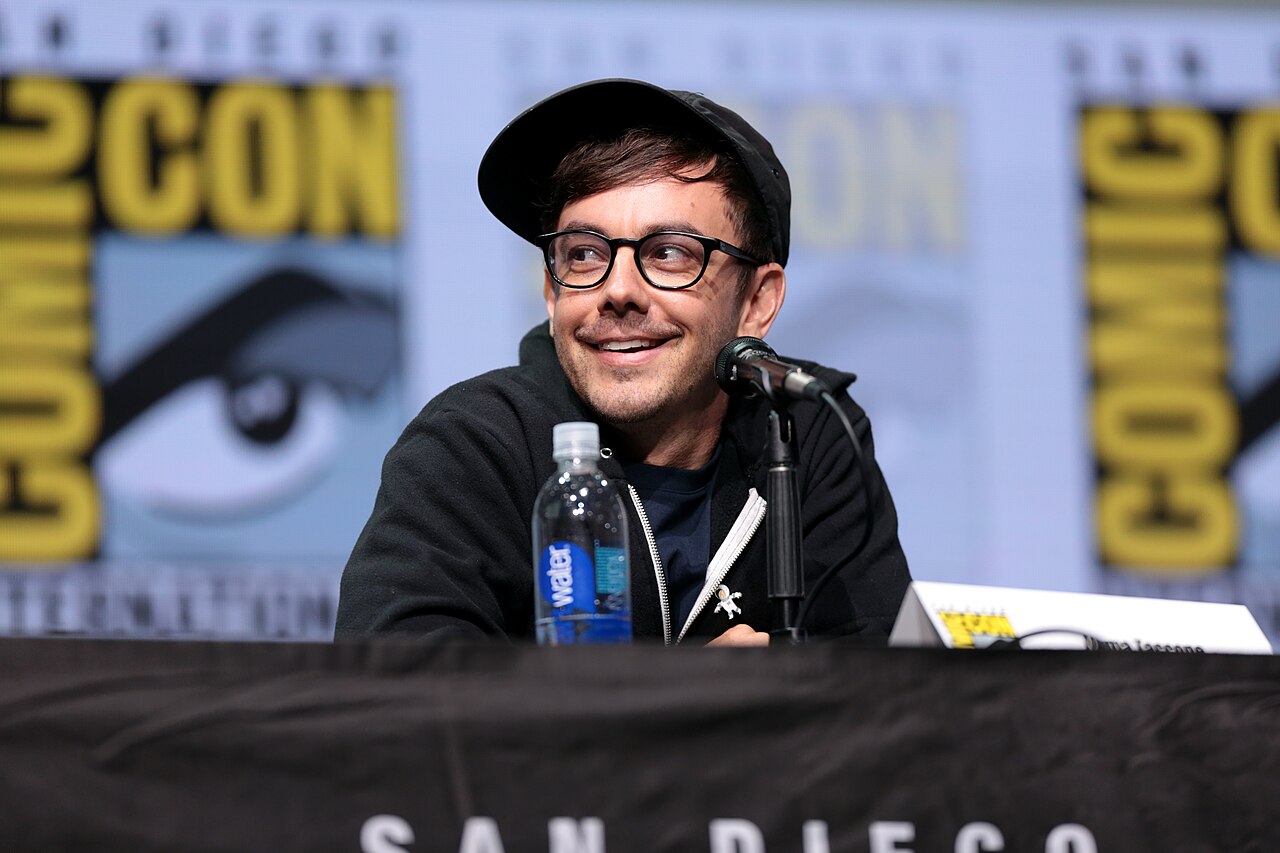 Jorma Taccone speaking at the 2017 San Diego Comic Con International, for "Brigsby Bear", at the San Diego Convention Center in San Diego, California. Please at