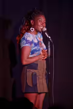 Sophie Duker, comedian, at the 2024 Edinburgh Festival Fringe in the show, Best of the Fest: Daytime.