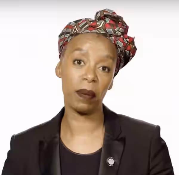 Noma Dumezwen in a 2018 Tony Awards video, "Broadway in One Word"