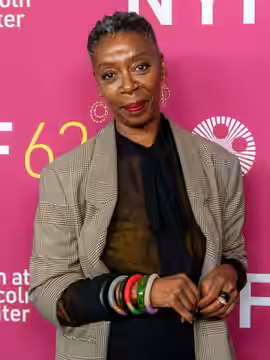 Noma Dumezweni, actress, during the at 62nd New York Film Festival in 2024 at Alice Tully Hall for the movie The Friend.