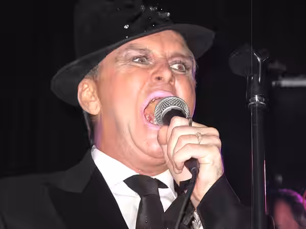This is Steve Strange, lead singer of Visage who died 12 February 2015. (2014)