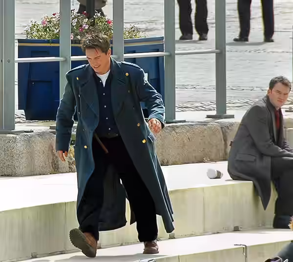 Filming Torchwood in Cardiff (2008)