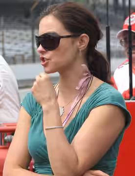 Ashley Judd at the Indianapolis Motor Speedway for the second day of qualifications for the 2009 Indianapolis 500.