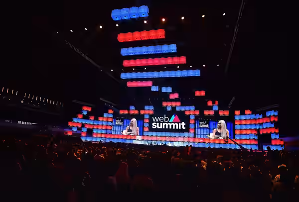 4 November 2021; Daniela Melchior, Actor, The Suicide Squad; Fabrizio Romano Football Journalist; Jaci Hays, COO, FaZe Clan and Emma Jones, Broadcaster, Sports 
