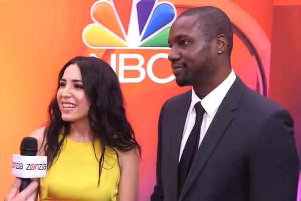 American actors Audrey Esparza and Rob Brown interviewed by Behind The Velvet Rope TV about their television series Blindspot. (2015)