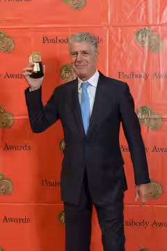Anthony Bourdain at the 73rd Annual Peabody Awards for "Parts Unknown" (2014)