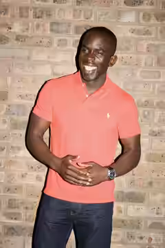 Actor, Jimmy Akingbola on a photo shoot (London, 2010). (2011)