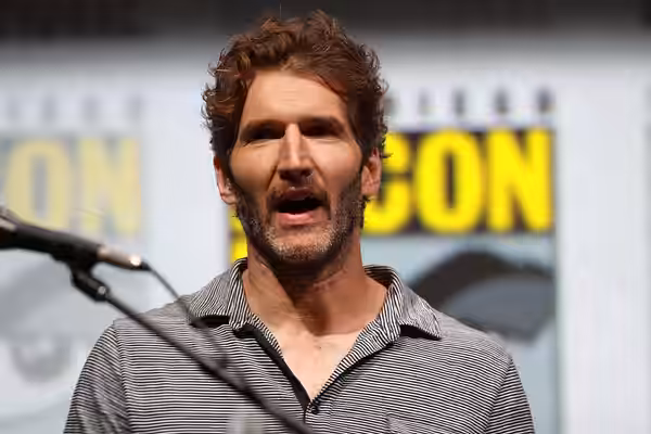 David Benioff speaking at the 2013 San Diego Comic Con International, for "Game of Thrones", at the San Diego Convention Center in San Diego, California. Please