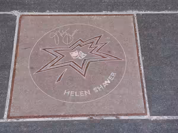 Helen Shaver's star on Canada's Walk of Fame (2009)