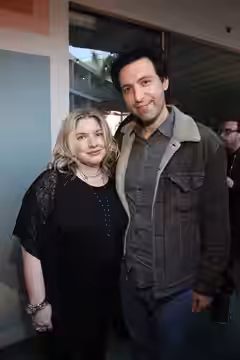 Jen Euston and Alex Karpovsky. Photo: Jesse Grant. (2017)