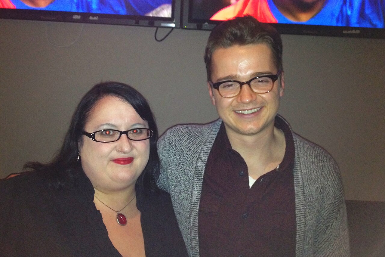 Me and Comedian Dan Byrd, Known as Travis in TV Show Cougar Town. (2012)