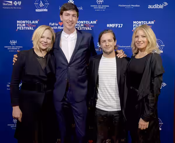 Adelaide Clemens, Nicholas Braun, Michael Angarano, Ari Graynor photo by "Dan D'Errico / Montclair Film" (2017)