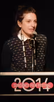 "Obvious Child" at Sundance 2014. Gillian Robespierre, Jenny Slate, and Gabe Liedman.
