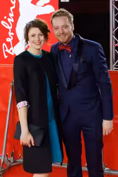 Hannah Steele und Stefan Konarske bei der Weltpremiere von Der junge Karl Marx bei der Berlinale 2017