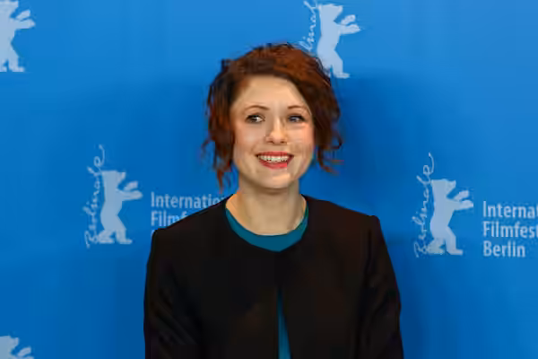 Hannah Steele beim Photo Call zu Der junge Karl Marx bei der Berlinale 2017