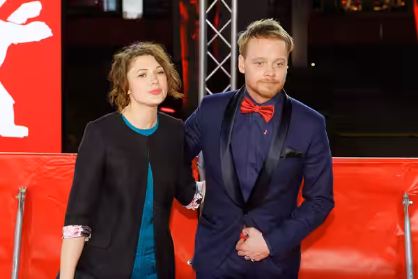 Hannah Steele und Stefan Konarske bei der Weltpremiere von Der junge Karl Marx bei der Berlinale 2017