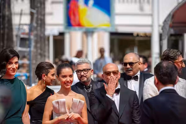 Main Cast of Eagles of the Republic at 2025 Cannes Red Carpet
