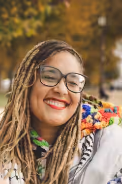 Amanda Seales at a teach-in in Washington DC - 2025