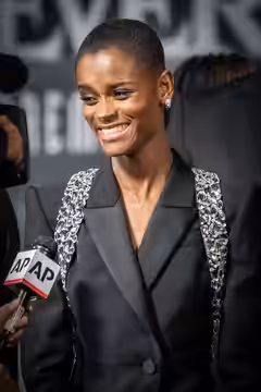 Letitia Wright attending the premiere of Marvel Studios' BLACK PANTHER: WAKANDA FOREVER. Letitia stars as Shuri, in theaters Nov. 11th. Photographed by Ron Raff (2022)