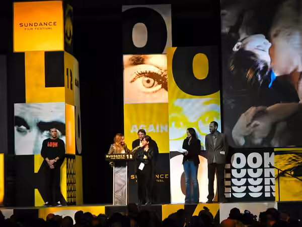 World Cinema Screenwriting Award, Drama for Young & Wild by Marialy Rivas and Camila Gutierrez, Sundance Awards Ceremony. (2012)