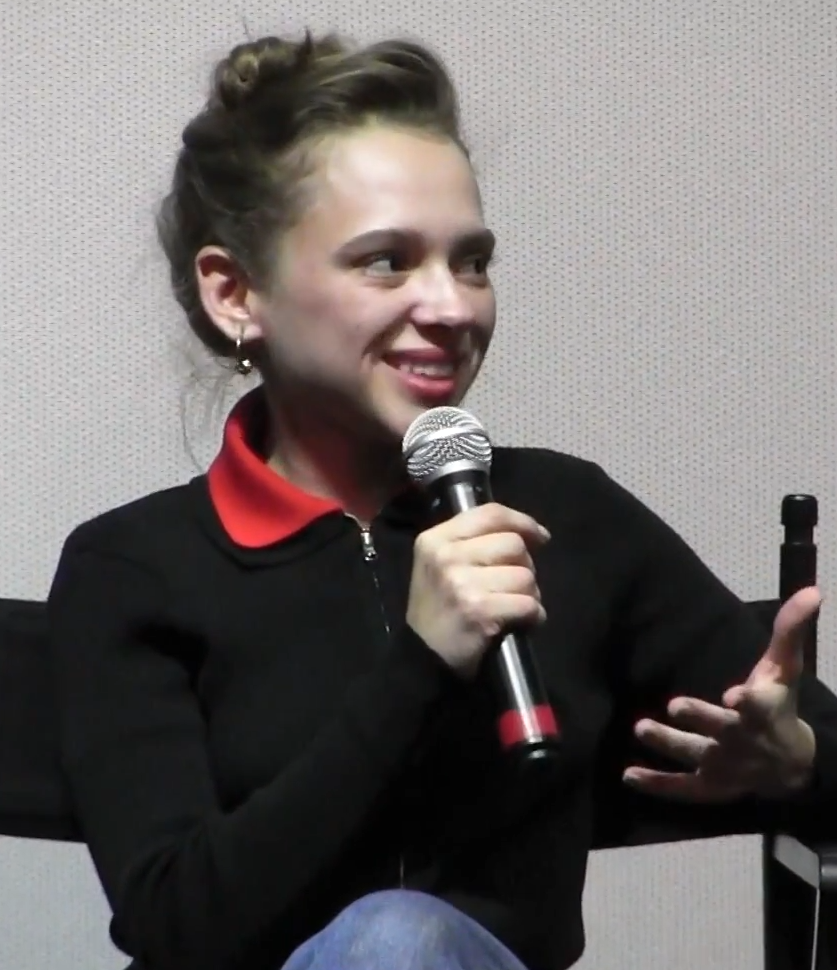 Shira Haas attending Israel Film Festival's post-screening discussion of The Conductor (2018) in Los Angeles
