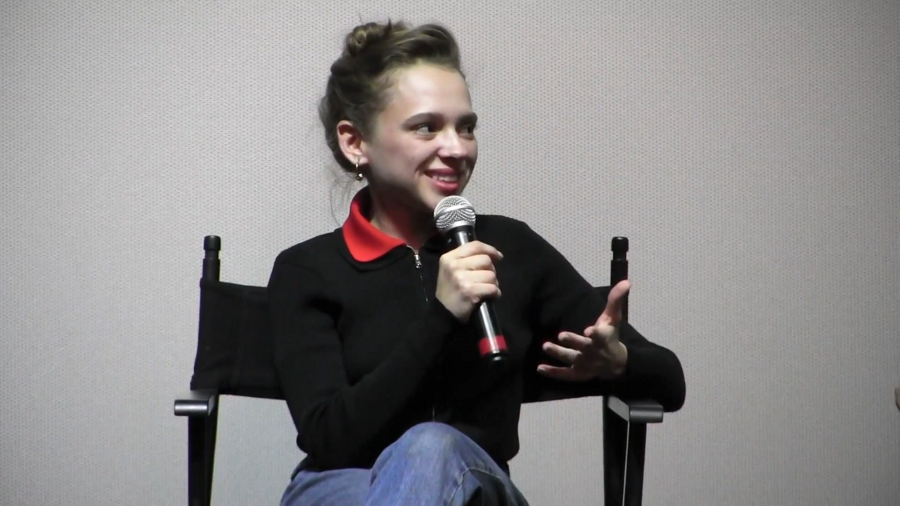 Shira Haas attending Israel Film Festival's post-screening discussion of The Conductor (2018) in Los Angeles