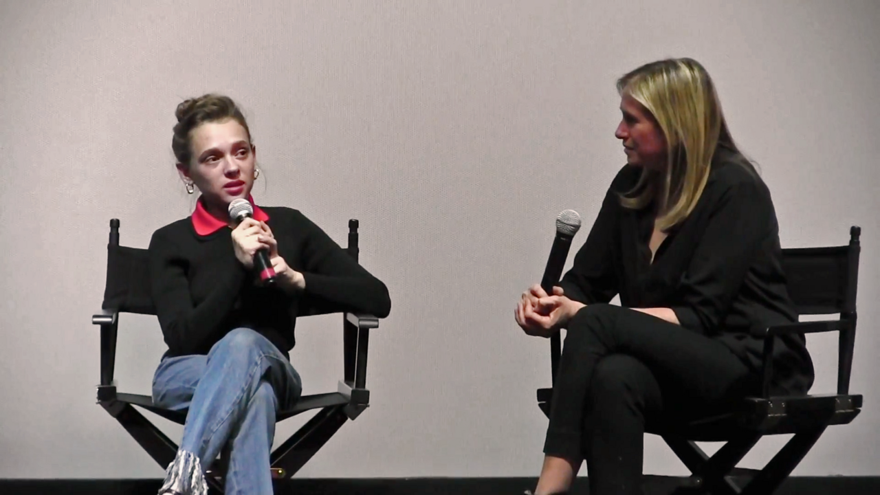 Shira Haas attending Israel Film Festival's post-screening discussion of The Conductor (2018) in Los Angeles